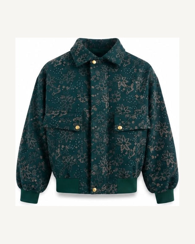 Printed Bomber Jacket