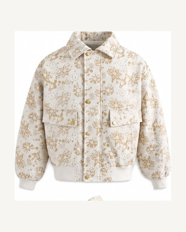 Printed Bomber Jacket