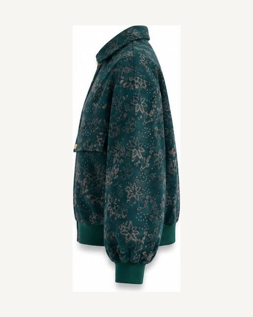 Printed Bomber Jacket