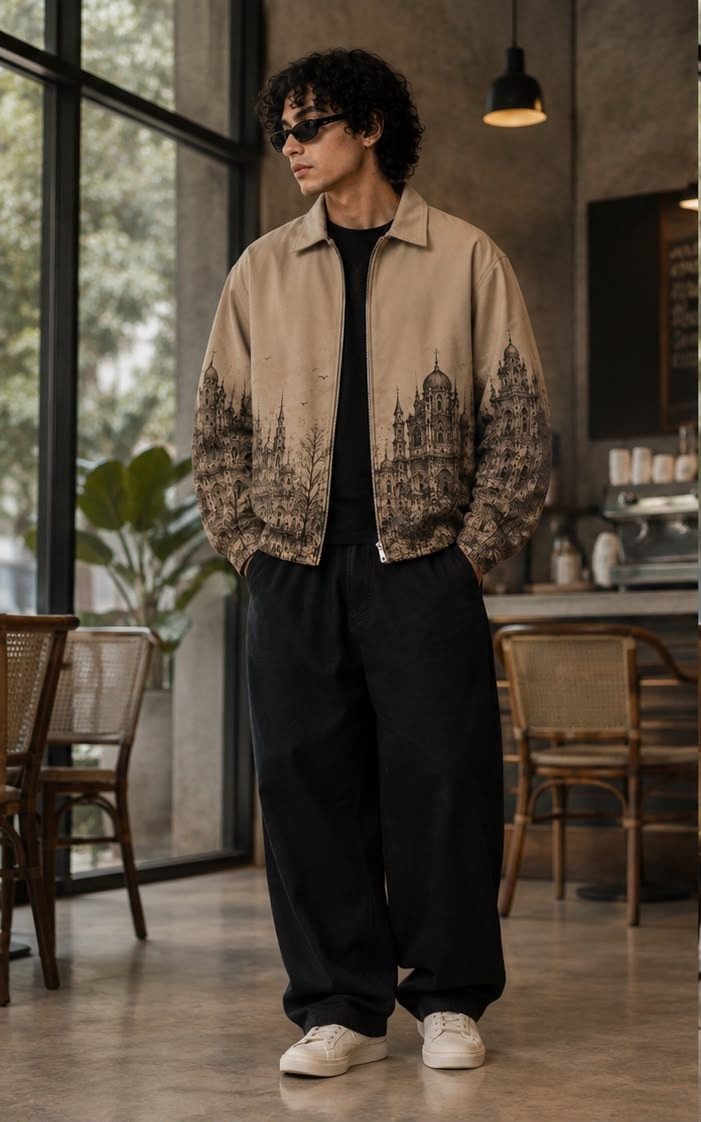 Cityscape Zip Jacket