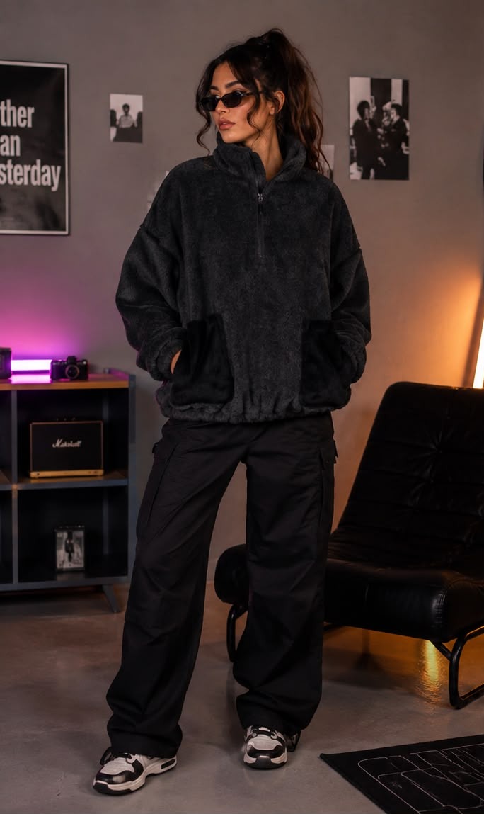 Sherpa Fleece Half-Zip