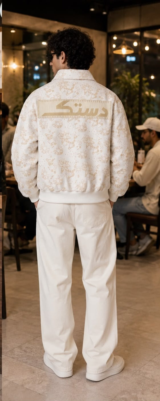 Printed Bomber Jacket