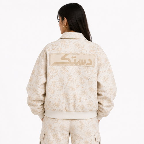 Printed Bomber Jacket