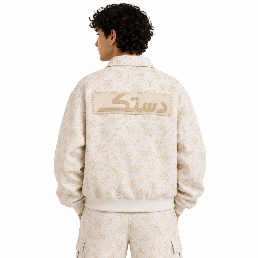 Printed Bomber Jacket