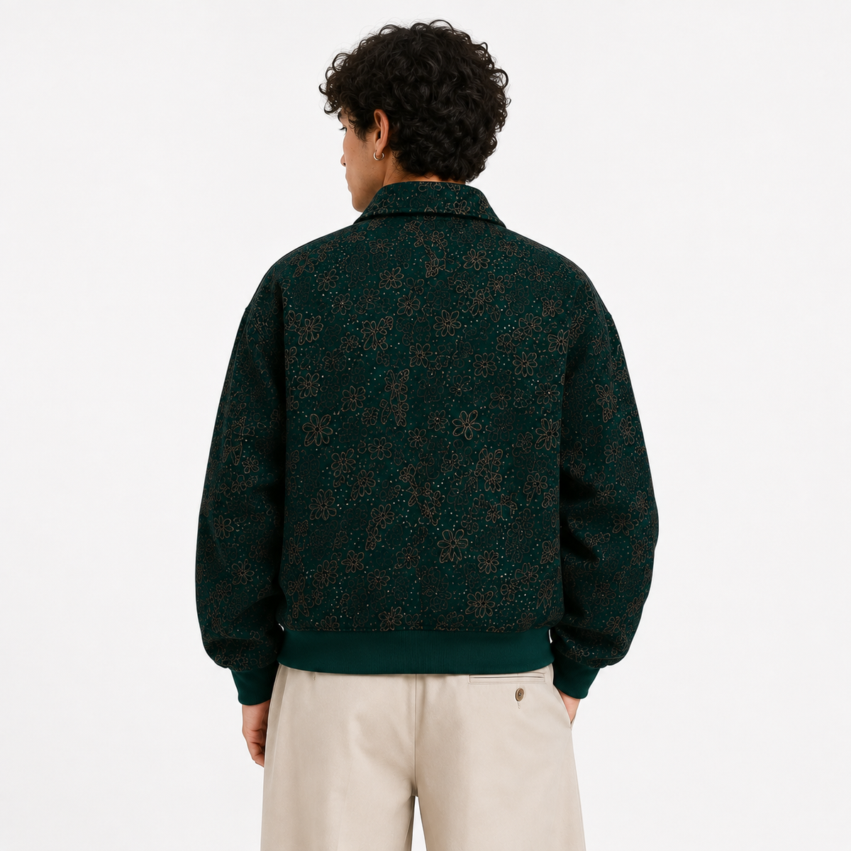 Printed Bomber Jacket